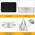 thumbnail image 4 of Bohemian Pattern Waterproof Picnic Blanket with Foldable Zipper, Suitable for Outdoor Use, Suitable for Travel, Camping, Beaches, Parks, Grasslands, Picnic Blanket Accessories, 4 of 8