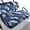 Blue Thunderstorm Pattern, variant on Pzuqiu Chicken Floral 2-Piece Golf Cart Seat Cover Set | Breathable Washable Universal Protector for Most 2-Seater Golf Carts