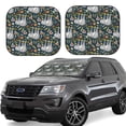 thumbnail image 1 of Vsdgher Cute Sloth Print Car Windshield Sun Shade, Reflective Sunshade Window Sunshade Sun Visor Protector Fit for Cars,Trucks,SUVs-Small, 1 of 6