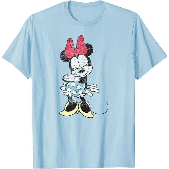 Minnie Mouse - Shy Character Pose DTG Print Unisex T-Shirt