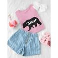 thumbnail image 3 of "Sister" Bear Silhouette Toddler T-Shirt,  3 Toddler, 3 of 4