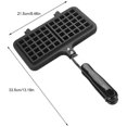 thumbnail image 2 of CANDeal Large Size Non Stick Waffle Maker Pan for Belgian Waffles Sandwich Toaster Breakfast, Use on Stovetop, 2 of 7