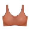 Wancir Seamless Wirefree Bras for Women Mesh Comfortable Padded Back Smoothing Bra