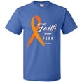 thumbnail image 3 of Inktastic Faith over Fear Leukemia Awareness with Orange Ribbon T-Shirt, 3 of 5
