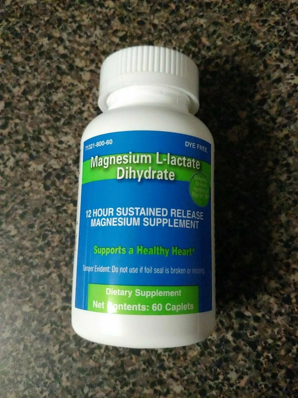 Brandywine Magnesium L-lactate Dihydrate 84mg Caplet, 60 Ct