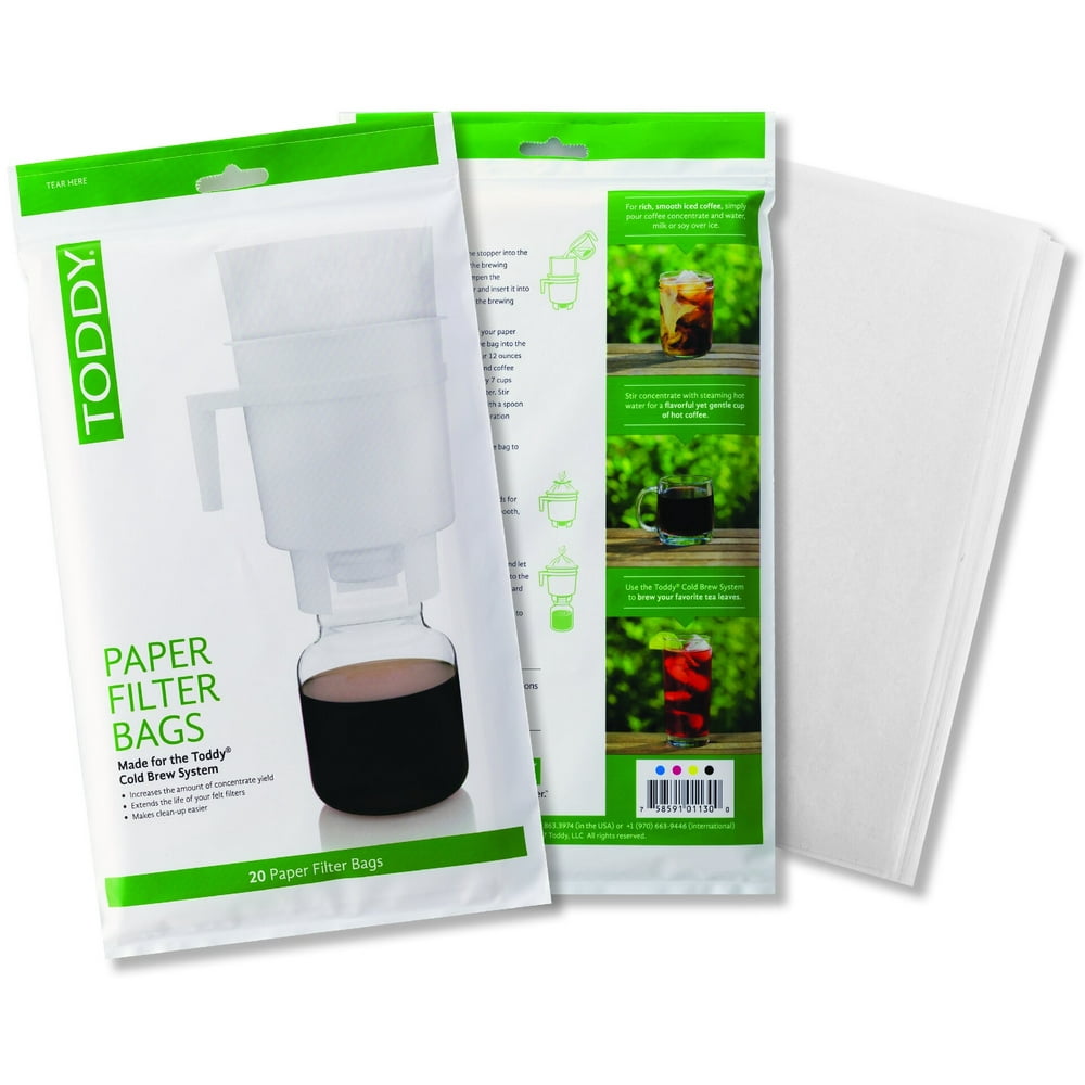 Toddy Home Paper Filter Bags (pack Of 20) THMPF20