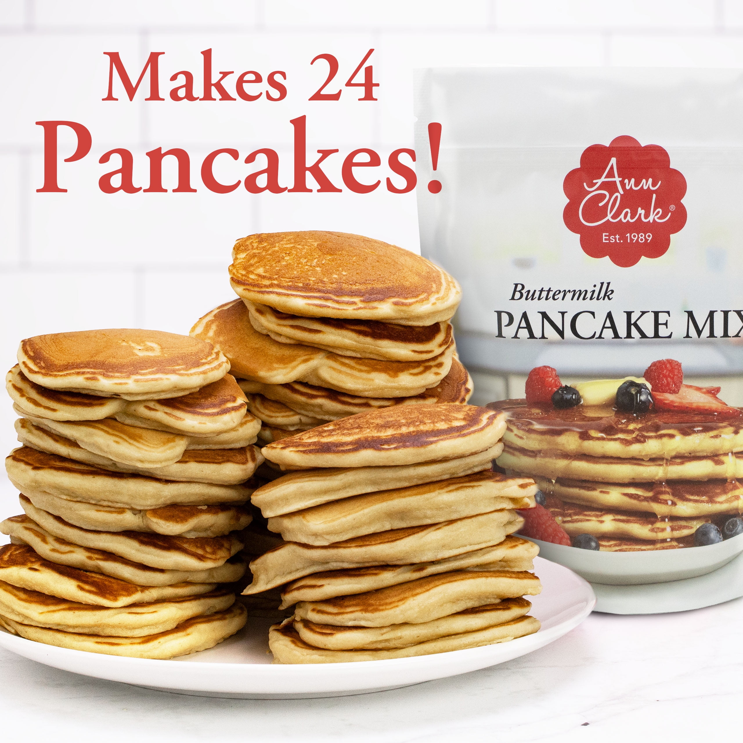Ann Clark Buttermilk Pancake Mix, 16 oz (2 Pack)