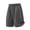 Dark Gray, variant on hlysgo Men's Casual Shorts Drawstring Elastic Waist Breathable Quick Dry Loose Fit Short Summer Gym Workout Knee Length Shorts with Pockets Dark Gray,S
