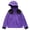 Purple womens tops, variant on Cyber_Monday Dianli Women Winter Coats Rain Coat Waterproof Loose Fashion Comfortable Casual Color Block Interchange Jacket Drawstring Pocket Long Sleeve Hooded Casual Outwear Jackets Up to 65% Off