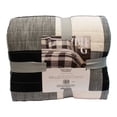 thumbnail image 2 of Edrecolcha Better Homes & Gardens 1 Pieza Matrimonial Diseño de Cuadros Negro, 2 of 4