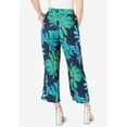 thumbnail image 3 of Roaman's Women's Plus Size Ultrasmooth Fabric Cropped Pant, 3 of 4