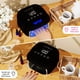 thumbnail image 4 of COLORENE Lámpara de uñas LED UV inalámbrica, 60 W recargable secador de uñas gel polaco luz, sensor automático inteligente pantalla LCD lámpara de uñas, portátil 30 cuentas LED luz de uñas con 4 ajust, 4 of 5