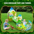 thumbnail image 3 of Set Play Tents PigPen Dinosaur World con alfombrilla de piano para niños, 3 of 7