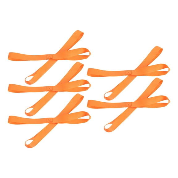 HEATSHAKING 10Pcs Soft Loops Straps for Securing Motorcycles and ATVs During Transportation