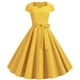 thumbnail image 1 of Vestido de cinturón retro con chaleco de manga corta de moda informal suelto con estampado de capucha para mujer Fridja  nalpqowj5061, 1 of 2