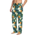 thumbnail image 2 of FORMRS Mens Pajama Pants with Pockets Sleepwear Lounge Bottoms Sizes S-2XL, Orange Fruit, 2 of 7
