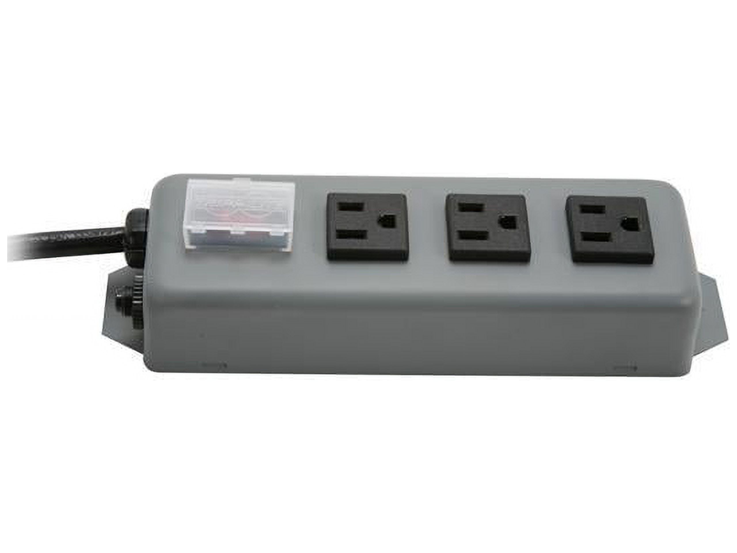 Tripp Lite 3SP Waber by Tripp Lite 3-Outlet Industrial Power Strip, 6-Foot Cord - image 3 of 4