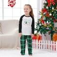 thumbnail image 5 of Nutcracker Matching Family Pajamas - Green Plaid Pants with Festive Black Sleeve Tops, Full Sizes, 5 of 7