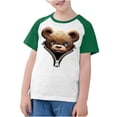 thumbnail image 3 of RXIRUCGD 2025 Vêtements d'Été pour Enfants Tout-Petits Garçons Filles Mode Mignon Col Rond Imprimé Manches Courtes Haut, 3 of 7