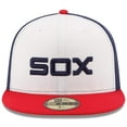 thumbnail image 2 of Men's New Era White/Red Chicago White Sox Authentic Collection On-Field 59FIFTY Fitted Hat, 2 of 6