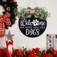 thumbnail image 4 of Door Welcome Sign Wall Hanger Farmhouse Cafe Restaurant Living Room Rustic Hanging Gate Decoration Plaque Ornaments White, 4 of 5