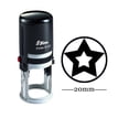 thumbnail image 1 of Round Self Inking Kids Teacher Stamp STAR Personalized Custom Shiny 20mm Rubber Mini Stamp, 1 of 1