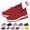 Red#026, variant on Women's Slip on Sneakers Shoes Woven Orthopedic Breathable Soft Shoes Walking Diabetic Foam Shoes Hands Free Slip on, Comfortable Walking Shoes for Women Red 5.5 Wide