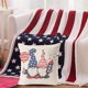 thumbnail image 1 of Fiudx Liquidación De Decoración Del Hogar Fundas De Almohada Para El Día De La Independencia, Decoración De 18.0 X 18.0 In, 4 De Julio, Conmemorativo Patriótico De América, Decoración Para El Hogar,, 1 of 7
