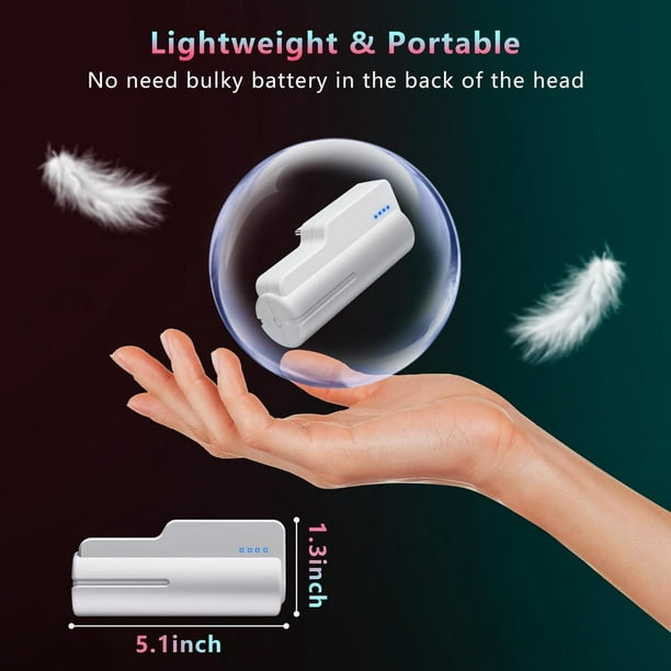 Battery Pack for Meta Quest 3S/3 and Oculus 2, Fast 18W 5000mAh