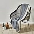 thumbnail image 3 of Splendid Home Rev Gauze Throw Blanket, 50x70, Ivory/Navy, 3 of 4