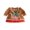 Light Brown, variant on RUINIXCW Toddler Girl Christmas Gingerbread Dress with Bow Long Sleeve A-line Dress