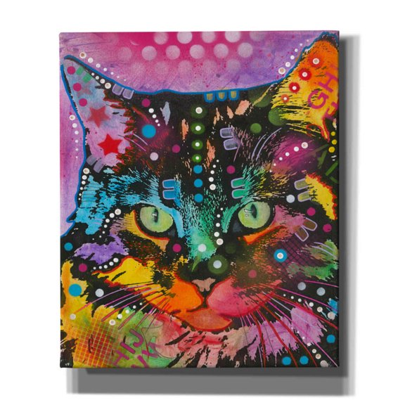 Epic Graffiti 'Maya Spot' by Dean Russo, Canvas Wall Art, 20"x24"