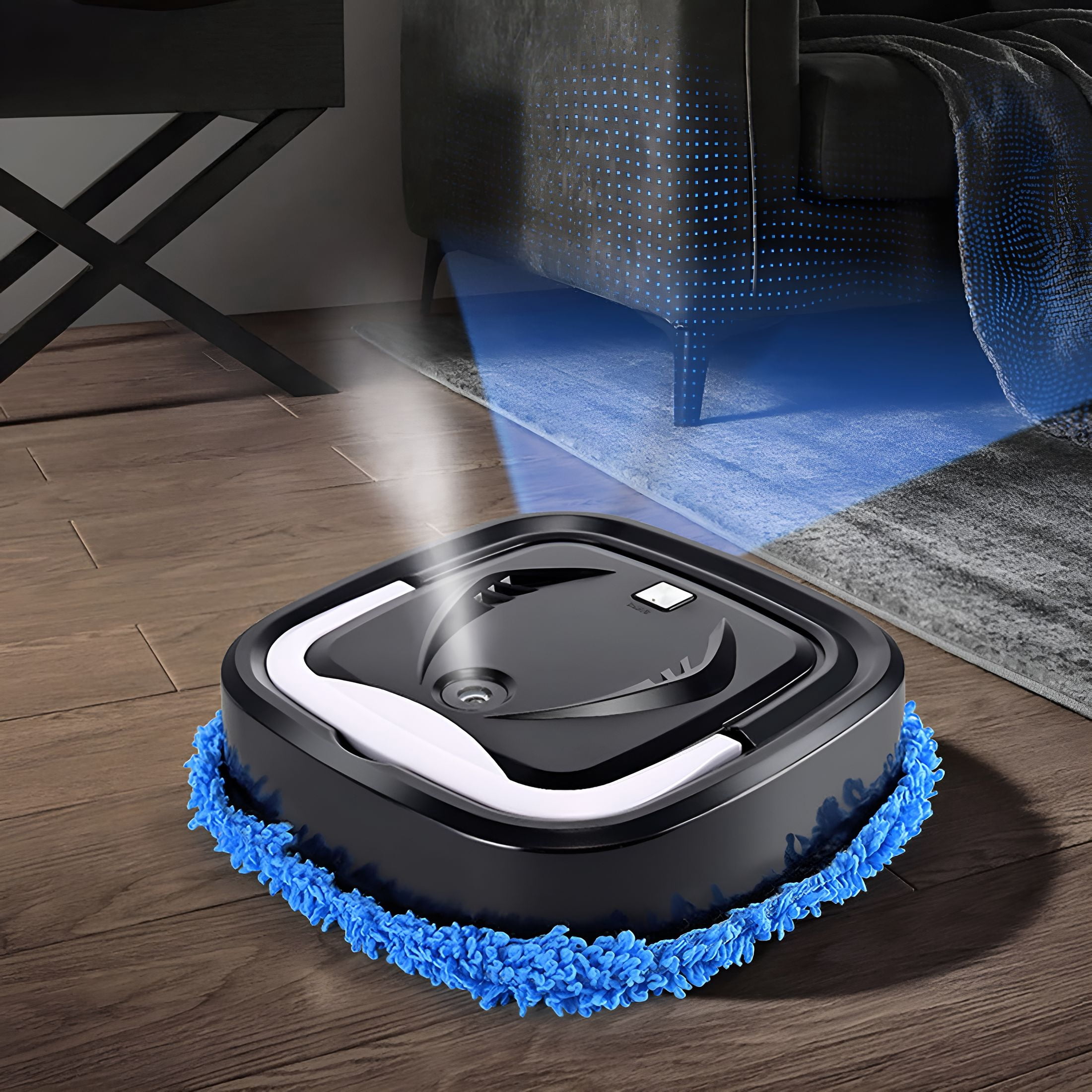 CURYMAY Wet Scrubbing Robot Vacuum Cleaner - Automatic Floor Mopping Robot with Water Vacuum and Mop - USB Charging robo vacuum and mop