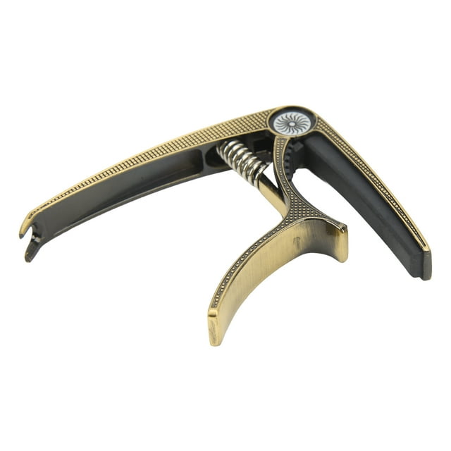 Trigger Capo, Strong Spring Acoustic Guitar Capo Easy To Operate For Playing Bronze
