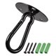 thumbnail image 1 of 3 PCS Ganchos de techo Snap Hook Moderd 65x81mm Hierro for plantas colgantes Negro, 1 of 5