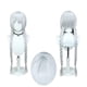 thumbnail image 2 of Peluca para cosplay, trenzada en blanco plateado, 100 cm, sintética, resistente al calor, 2 of 2