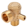 thumbnail image 1 of Valve de Contrôle Filetée, Valve de Contrôle en Laiton Résistant à la Pression pour Compresseurs d'Air, 1 of 8