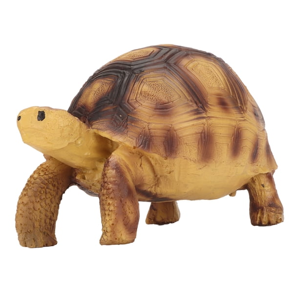 Figura de tortuga, figura de tortuga, modelo animal seguro simulado, juguete de tortuga simulado construido para precisión Jadeshay A