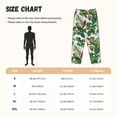 thumbnail image 2 of Pajama Pants Women, Cute Parrot Palm Leaf Green Sweatpants Soft Sleep Lounge Pants, Casual PJ Bottoms Pants with Pockets, 2 of 5