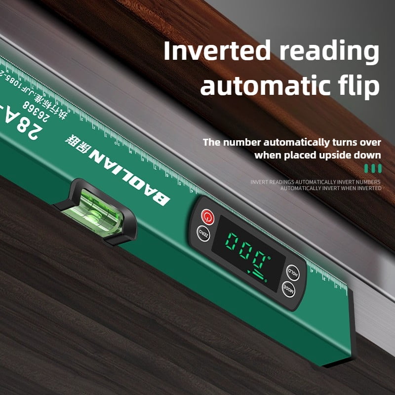 Digital Protractor High-precision Angle Finder with LED Display Inclinometer 0-90 °   Bubble Magnetic Level Ruler Woodworking Tools