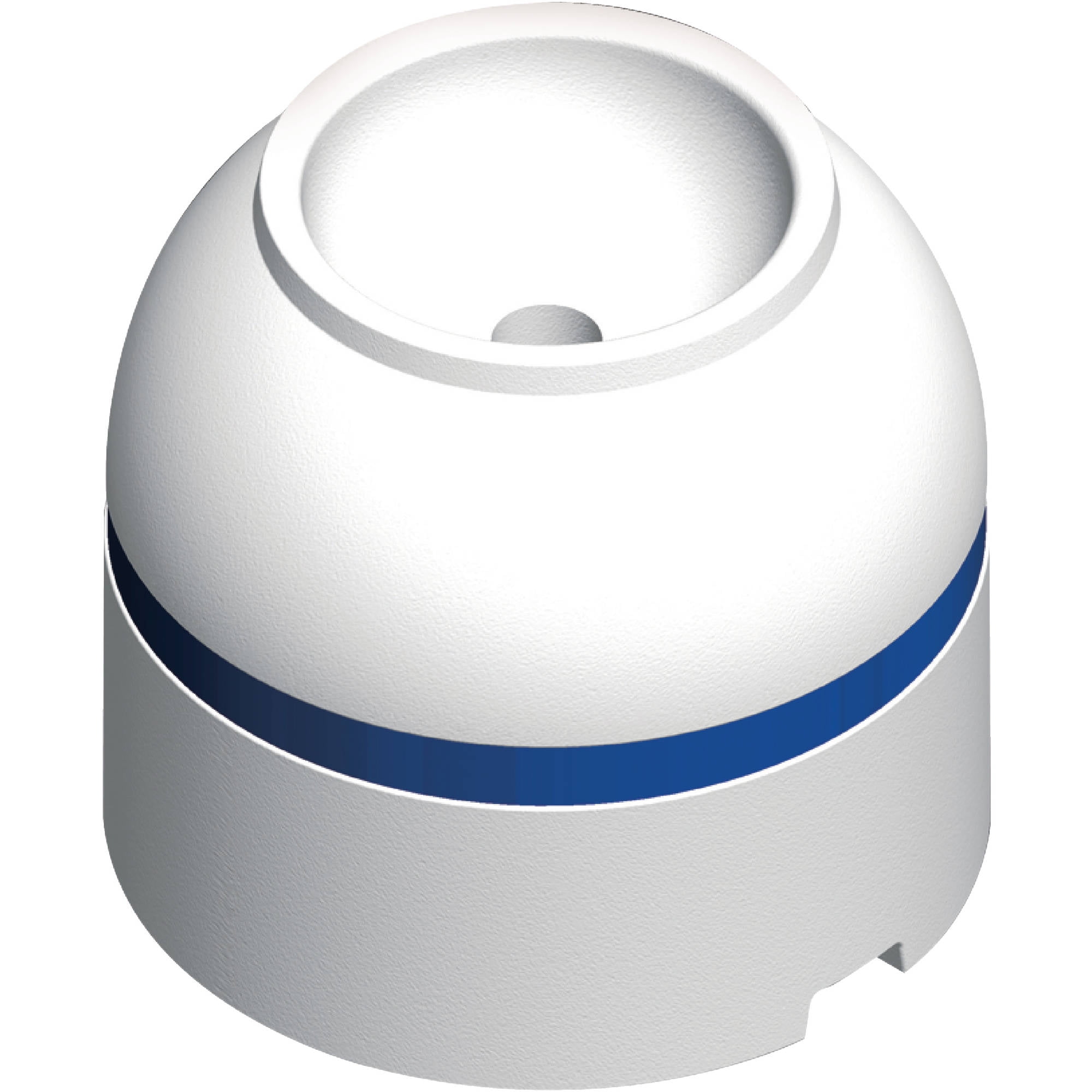 JimBuoy Pendant Buoy, White with Blue Reflective Tape