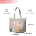 thumbnail image 4 of Pioneer Flower Floral Print Pattern Travel Tote Bags for Women Carry On,Large Weekender Bags for Women Travel,Multi Functional Duffle Bag for Work,Shopping,Sports, 4 of 5