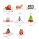 thumbnail image 2 of Tarjetas navideñas emergentes 3D Tarjetas navideñas de felicitación con sobre Leyfeng Tarjetas de felicitación, 2 of 3