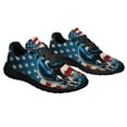 thumbnail image 6 of Patriotic Horse American flag Shoes Sneakers Black Size 6, 6 of 7