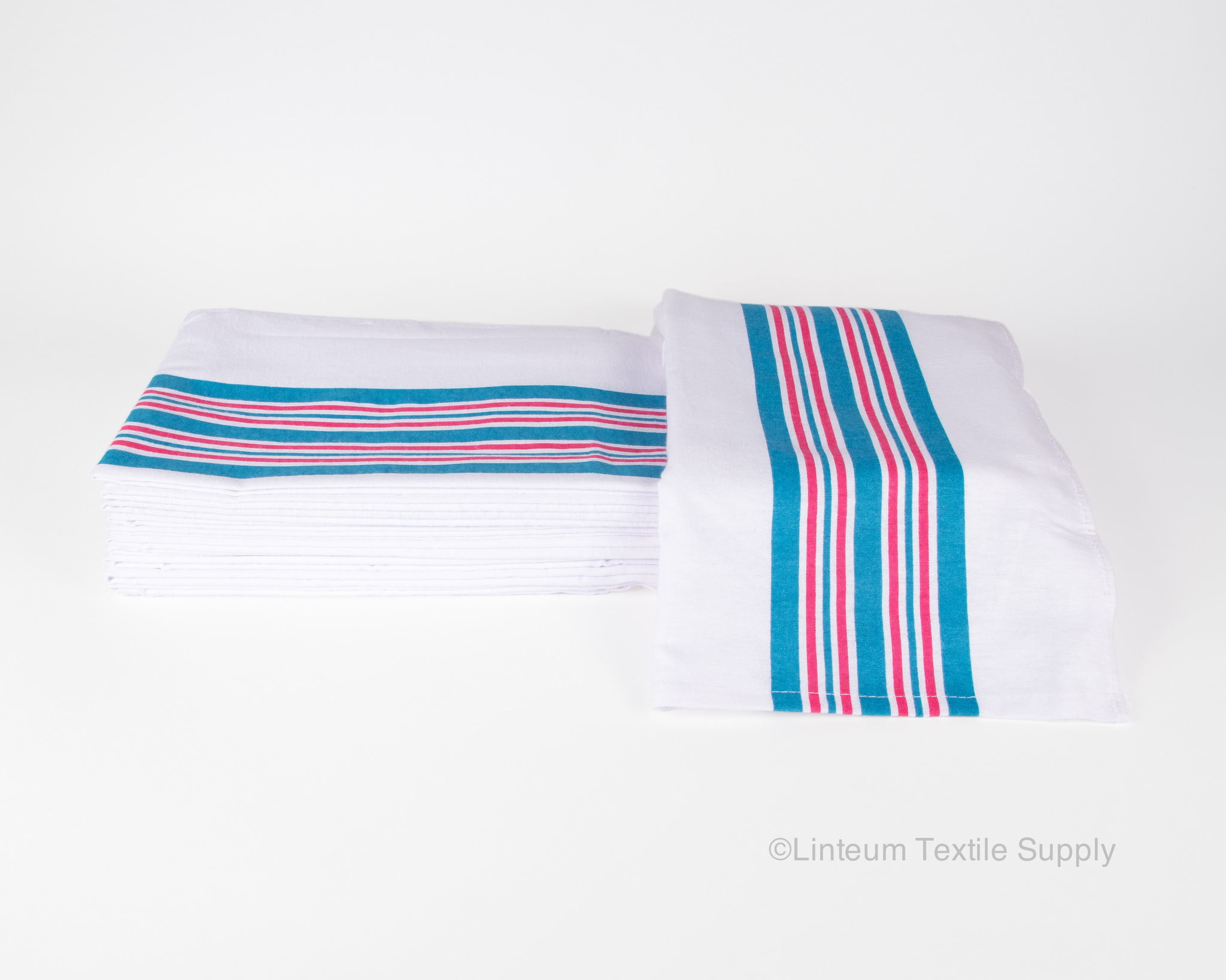 24 NEW BABY INFANT RECEIVING SWADDLING HOSPITAL BLANKETS LARGE 30''X40'' STRIPED 