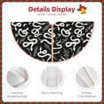 thumbnail image 3 of Bingfone Christmas Tree Skirt Mat Christmas Decoration Interior 30" -Hand Drawn Snake, 3 of 6