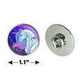 thumbnail image 6 of Majestic Unicorn Pink Purple Blue Metal 1.1" Tie Tack Hat Lapel Pin Pinback, 6 of 7