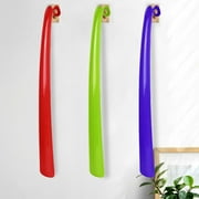 1pc Extra Long Handled Plastic Shoe Horn Remover Disability Mobility Aid Flexible Stick