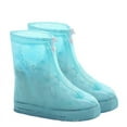 thumbnail image 3 of Housse de Bottes de Pluie Réutilisable Antidérapante pour Hommes et Femmes, Housse de Bottines, Couche Imperméable Interne, PVC Blanc S, 3 of 5
