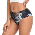 thumbnail image 2 of Balery Cat Astronaut In Space Ropa Interior de Algodón para Mujer con Dibujo – Braguitas Cómodas y Elásticas, Estilo Clásico-Medium, 2 of 6